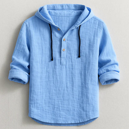 OLIVIA SUR™ | Camisa elegante con capucha