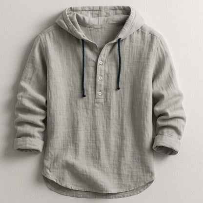 OLIVIA SUR™ | Camisa elegante con capucha