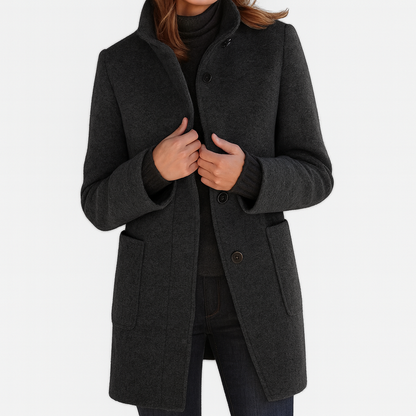 CRISTINA™  | Chaqueta de mujer con cuello alto