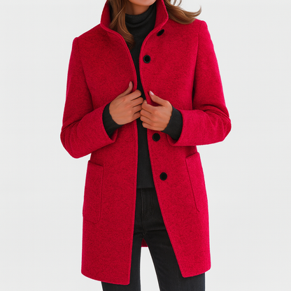 CRISTINA™  | Chaqueta de mujer con cuello alto