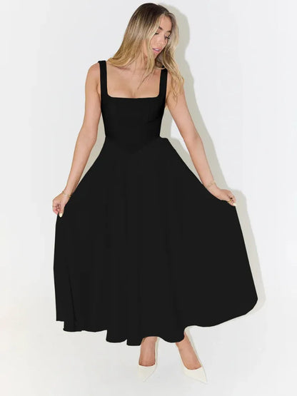 Melisa | Vestido con Falda Midi